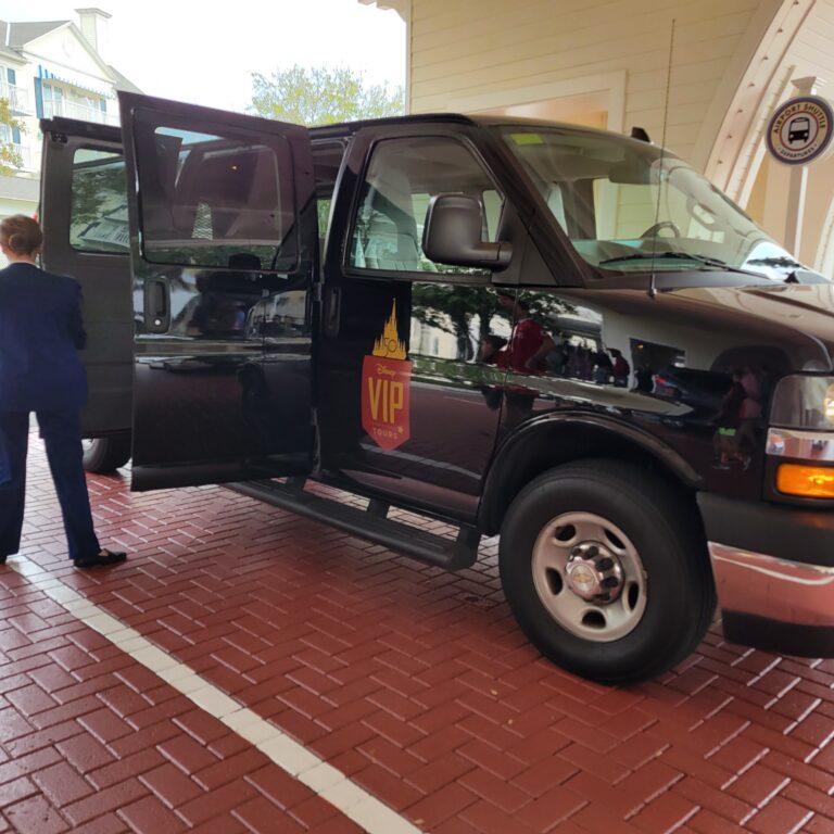 Disney VIP Van pickup
